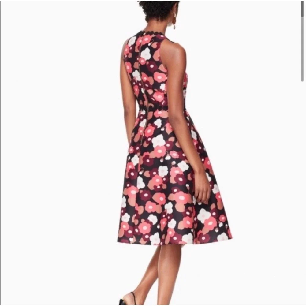 Kate Spade Blooming Mikado Floral Dress‎ Size 4
